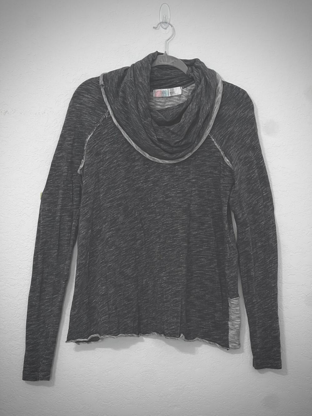 Free People Beach Cowl Neck Pullover Oversized Boho Sweatshirt One Body XS/S